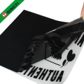 QingYi Großhandel schwarz pu Wärmeübertragung T-Shirt Vinyl